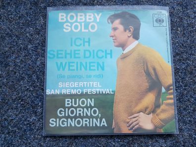 Bobby Solo - Ich sehe Dich weinen 7'' Single SUNG IN GERMAN