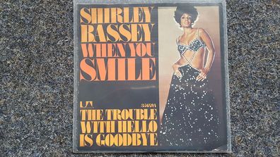 Shirley Bassey - When you smile 7'' Single Germany