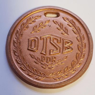 DDR Medaille DTSB DDR in Bronze