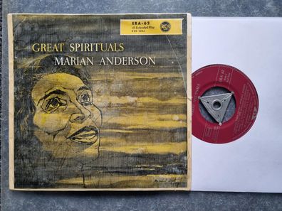 Marian Anderson - Great Spirituals/ Nobody knows the trouble I see 7'' EP