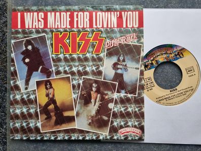 Kiss - I was made for lovin'/ loving you 7'' Single Germany Different COVER