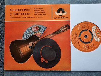Caterina Valente & Silvio Francesco - Sombreros y guitarras 7'' EP SPAIN