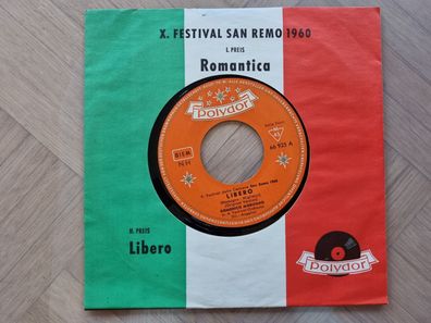 Domenico Modugno - Libero 7'' Vinyl Germany