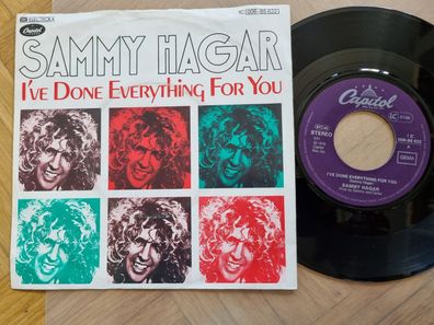 Sammy Hagar - I've done everything for you 7'' Vinyl Germany