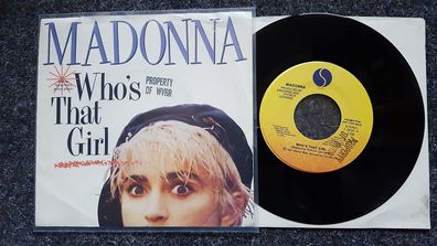 Madonna - Who's that girl US 7'' Single RADIO COPY
