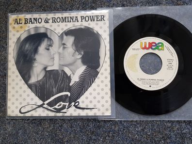 Al Bano & Romina Power - Love/ Diciembre 7'' Single PROMO SUNG IN Spanish