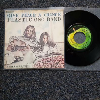 John Lennon/ Plastic Ono Band - Give peace a chance 7'' Single Germany [Beatles]