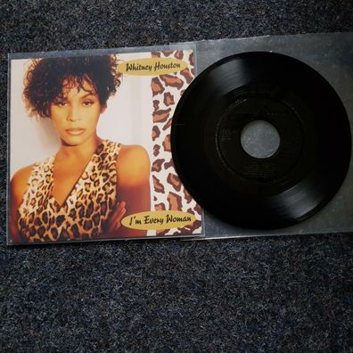 Whitney Houston - I'm every woman 7'' Single UK Jukebox PROMO