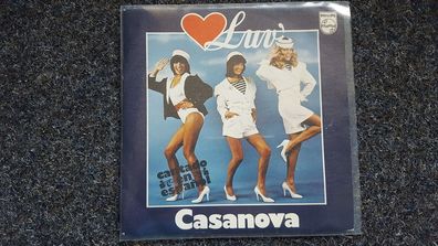 Luv' - Casanova 7'' Single SUNG IN Spanish