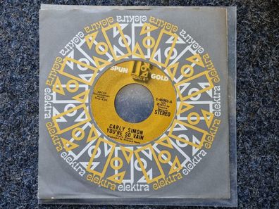 Carly Simon - You're so vain/ The right thing to do US 7'' Single