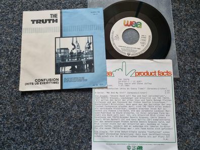 The Truth - Confusion hits us every time 7'' Single Germany WITH PROMO FACTS