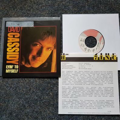 David Cassidy - Lyin' to myself 7'' Single Germany WITH PROMO FACTS