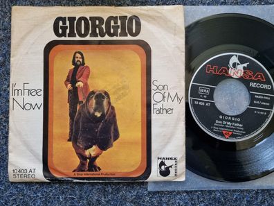 Giorgio Moroder - I'm free now/ Son of my father 7'' Single