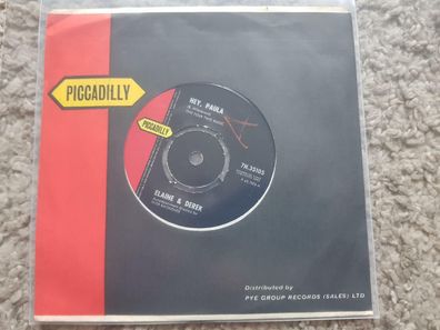 Elaine & Derek - Hey, Paula UK 7'' Single