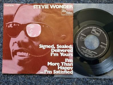 Stevie Wonder - Signed, sealed, delivered I'm yours 7'' Single Germany