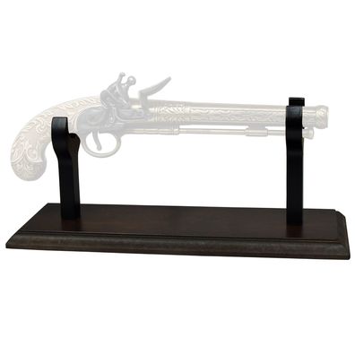 Gladius Pistolen- und Revolverständer aus Holz braun 32 x 11 cm