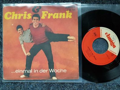 Chris Doerk & Frank Schöbel - ... einmal in der Woche 7'' Single