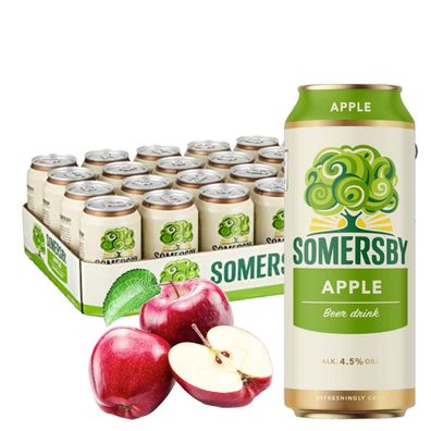 12 Dosen Somersby Apfel, die fruchtige Erfrischung