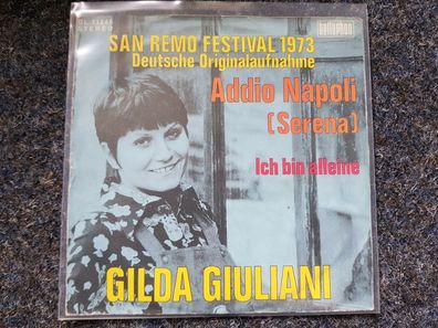 Gilda Giuliani - Addio Napoli/ Serena 7'' Single SUNG IN GERMAN