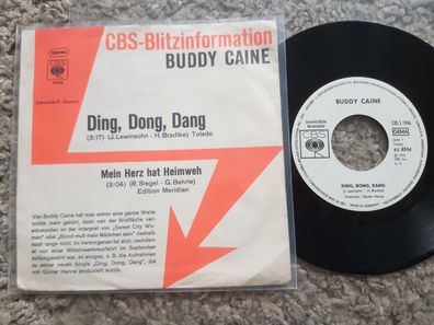 Buddy Caine - Ding, dong, dang 7'' Single PROMO Germany