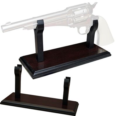 Gladius Pistolen- und Revolverständer aus Holz braun 25 x 11 cm