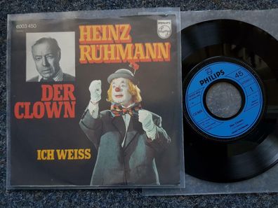 Heinz Rühmann - Der Clown/ Ich weiss 7'' Single Different COVER