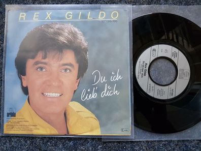 Rex Gildo - Du ich lieb dich 7'' Single/ CV Modern Talking - Do you wanna