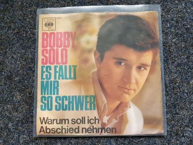Bobby Solo - Es fällt mir so schwer 7'' Single SUNG IN GERMAN