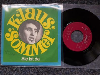 Klaus Sommer - Sie ist da/ Marion Velten - Dann kann nur einmal passier'n 7''