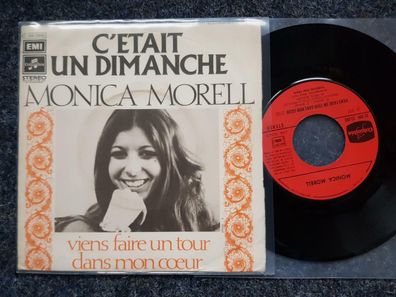 Monica Morell - C'etait un dimanche 7'' Single SUNG IN FRENCH