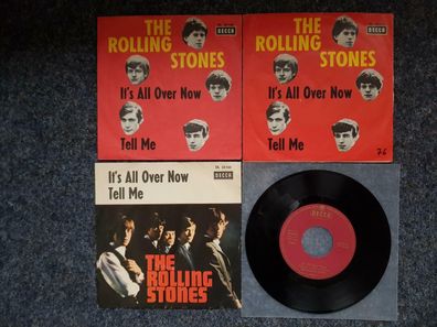 Rolling Stones - It's all over now 7'' Single Germany 3 Different COVERS