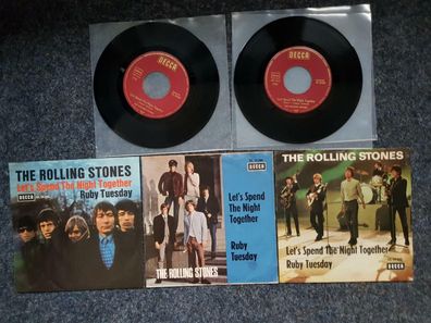 Rolling Stones - Let's spend the night together 7'' Single 3 Different COVERS