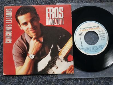 Eros Ramazzotti - Canciones lejanas 7'' Single PROMO SUNG IN Spanish