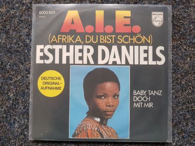 Esther Daniels - A.I.E. (Afrika, du bist schön) 7'' Single