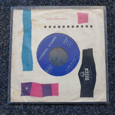 Caterina Valente - Verlaine/ Vous oubliez votre cheval 7'' Single SUNG IN FRENCH