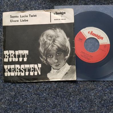 Britt Kersten - Santa Lucia/ Unsre Liebe 7'' Single