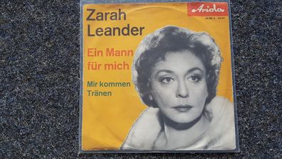 Zarah Leander - Ein Mann für mich 7'' Single