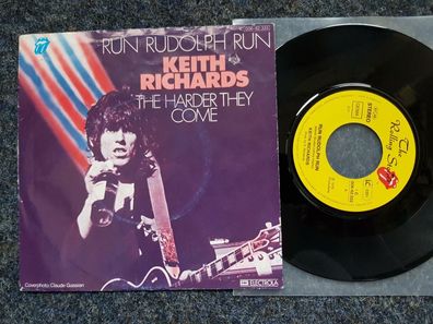 Keith Richards/ Rolling Stones - Run Rudolph run 7'' Single Germany