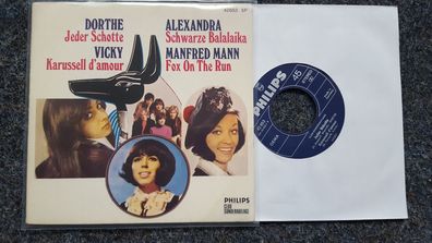 Vicky Leandros - Karussell d'amour/ Manfred Mann - Fox on the run 7'' Single
