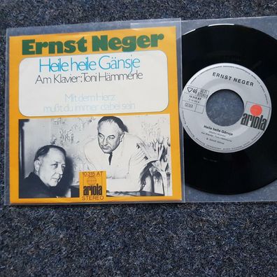 Ernst Neger/ Toni Hämmerle - Heile heile Gänsje/ Mit dem Herz 7'' Single