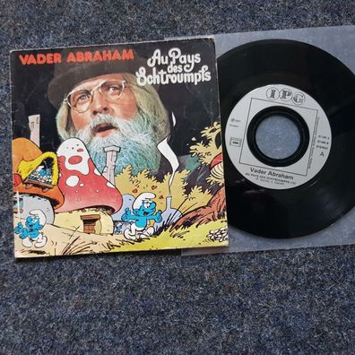 Vader Abraham - Au pays des Schtroumpfs 7'' Single SUNG IN FRENCH