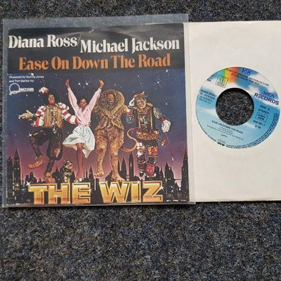 Diana Ross & Michael Jackson - Ease on down the road 7'' Single Germany