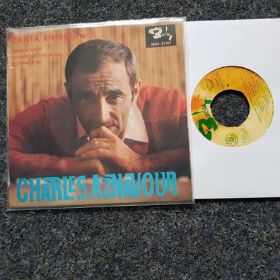Charles Aznavour - Venecia sin ti 7'' EP SUNG IN Spanish