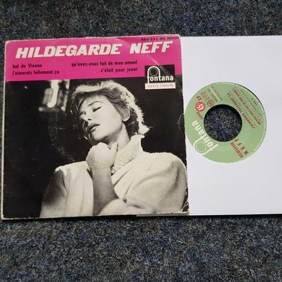 Hildegarde Neff/ Hildegard Knef - Bal de Vienne 7'' EP SUNG IN FRENCH