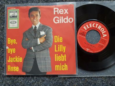 Rex Gildo - Bye, bye Jackie Rose/ Die Lilly liebt mich 7'' Single