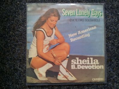 Sheila B. Devotion - Seven lonely days (Siete dias solitarios) 7'' Single SPAIN