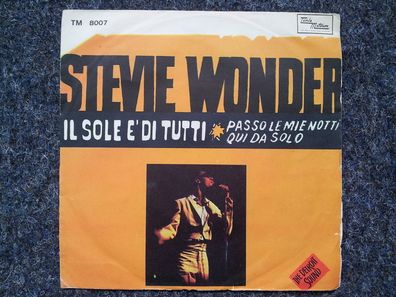 Stevie Wonder - Il sole e' di tutti 7'' Single SUNG IN Italian