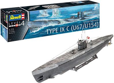 Revell 05166 - WWII Deutsches U-Boot - Type IXC U67/ U154. 1:72