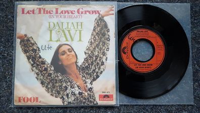 Daliah Lavi - Fool/ Let the love grow 7'' Single SUNG IN English