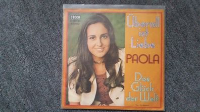 Paola del Medico - Überall ist Liebe 7'' Vinyl Single/ CV Judy Collins